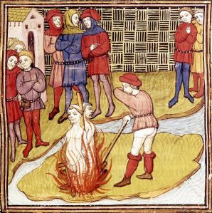 The burning of the Templars