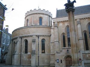 Temple Church in London, originally a Templar building