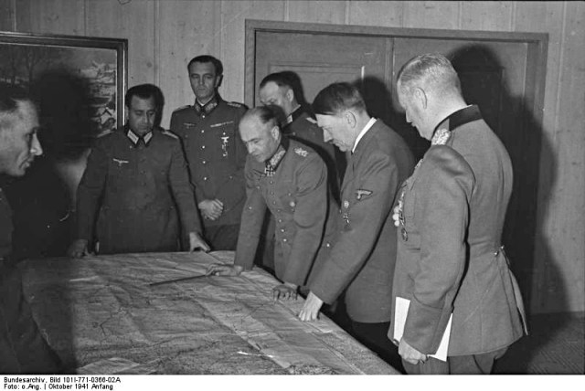 It is probably a bad idea to compare your boss and your colleagues to Hitler and his generals (attr: Bundesarchiv, Bild 101I-771-0366-02A / CC-BY-SA)