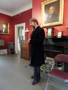 Me as Boutwell in the parlor of his house