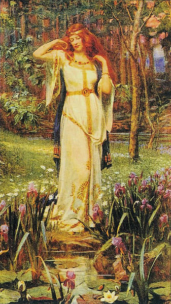 Freyja and the Necklace - J. Doyle Penrose (1913) Clearly there's more to Freyja than I learned in Edith Hamilton