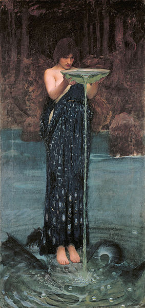 Circe Invidiosa by John William Waterhouse (1849-1917)