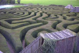 Some traps can be quite convoluted (Longleat maze, England)