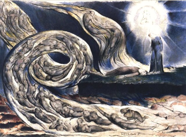 You think after what I've written I'm going to explain why I used this picture? OK, here's the deal. It's WIlliam Blake, if by some off-chance your inadequate education didn't include art history. It's from his interpretation of Dante's "Divine Comedy." And yes, it's set in a circle of hell. Which one? Think about Harry Eberhardt, and the answer should be obvious.