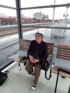 E.J. is smiling because she has her new hat