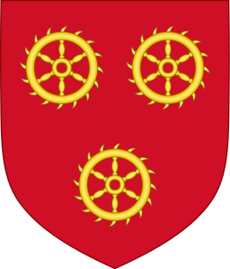 If you know whose coat of arms this is, the end of the chapter will be no surprise! (Source: Wikipedia/Sodacan)